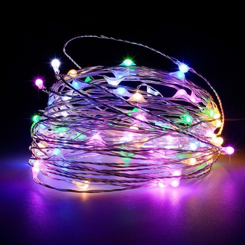 1PC 灯串适用于卧室、派对、婚礼、圣诞节万圣节装饰 灯 50/100LED