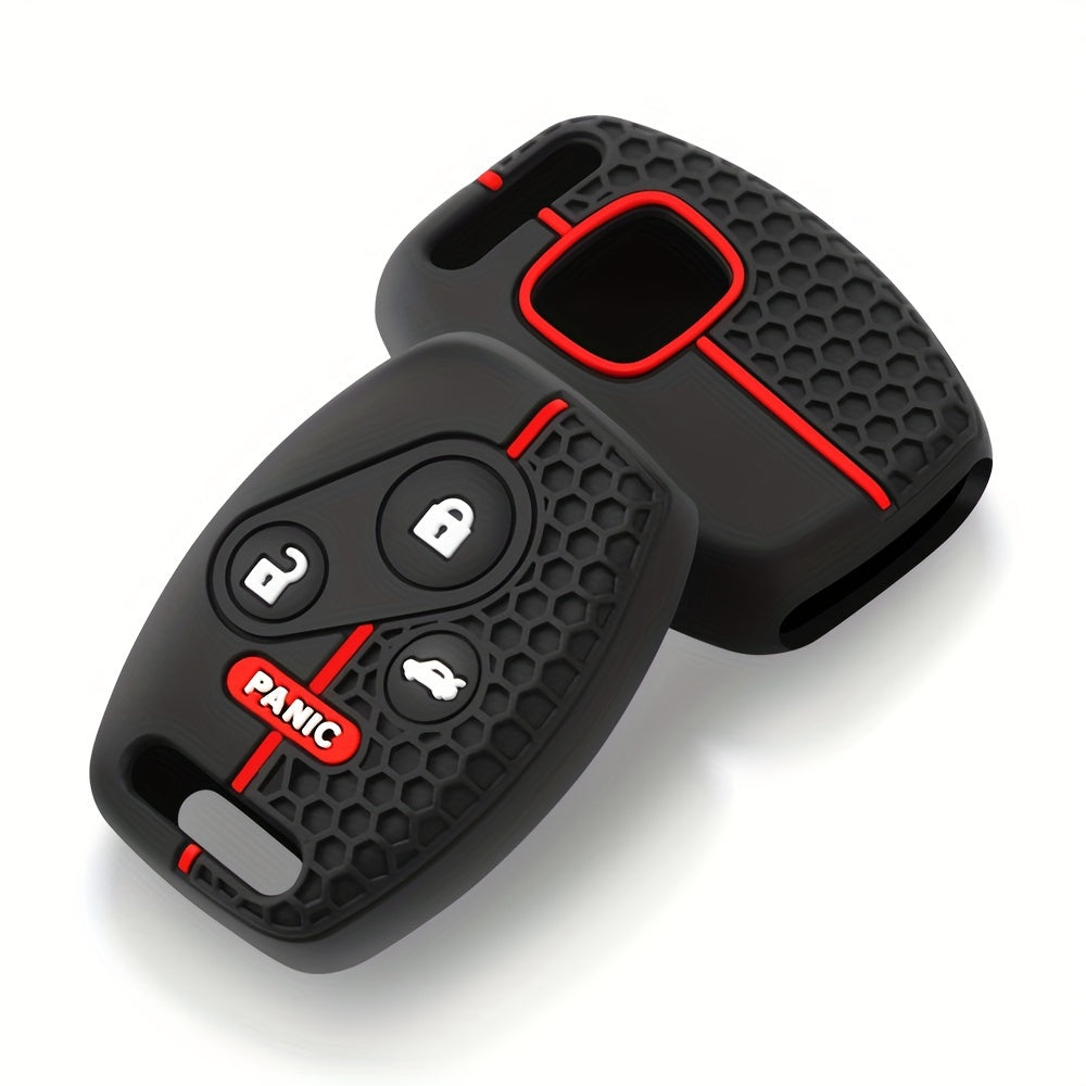 1pc Car Key Cover – Compatible with Honda Civic, CR-V, SR-V, FR-V, Jazz, Pilot, Accord 2006-2013: Key Fob Protector Case – Perfect Gift Idea!