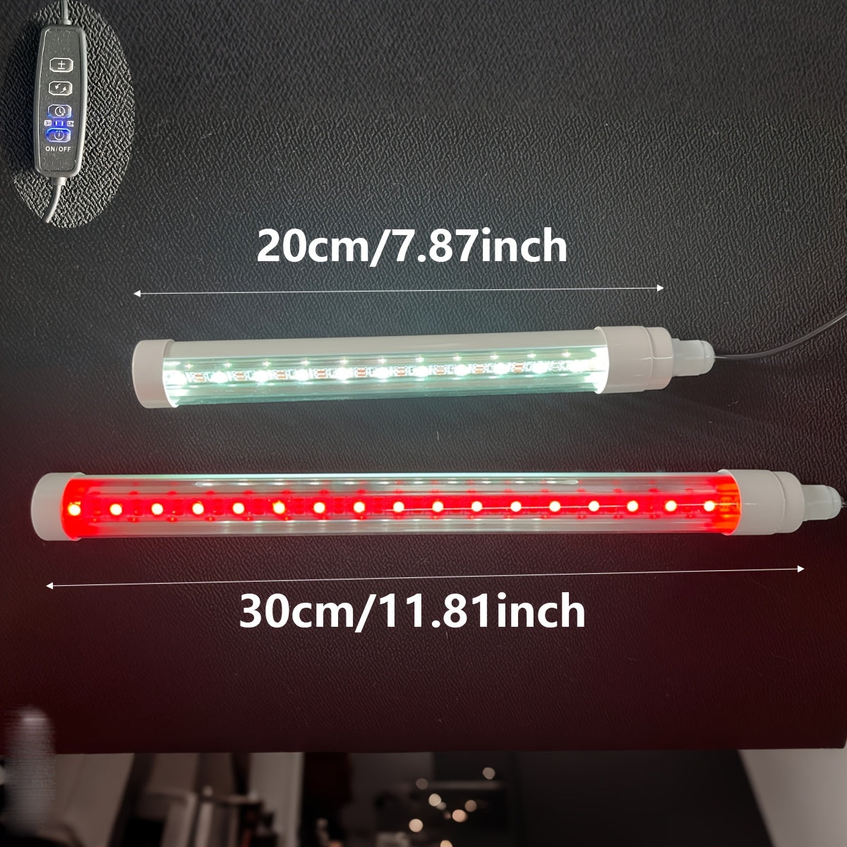 RGB multi-color aquarium submersible smart lighting fixture, multiple light colors, multiple lighting modes, aquarium lighting tube, fish growth light, timer adjustable colors, aquarium decorative lighting fixture, equipped with suction cup design