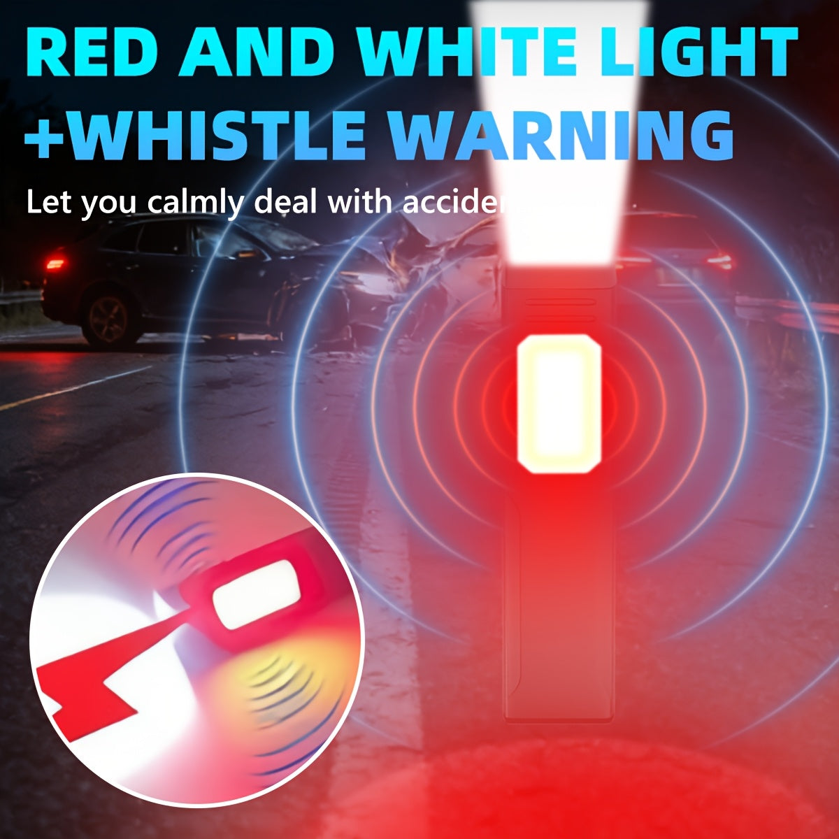 EDC Tactical Flashlight Flat Rechargeable Dual Switch LED Mini Flashlight Digital Display 7 Modes Pocket Flashlight for Home Camping Emergency Use