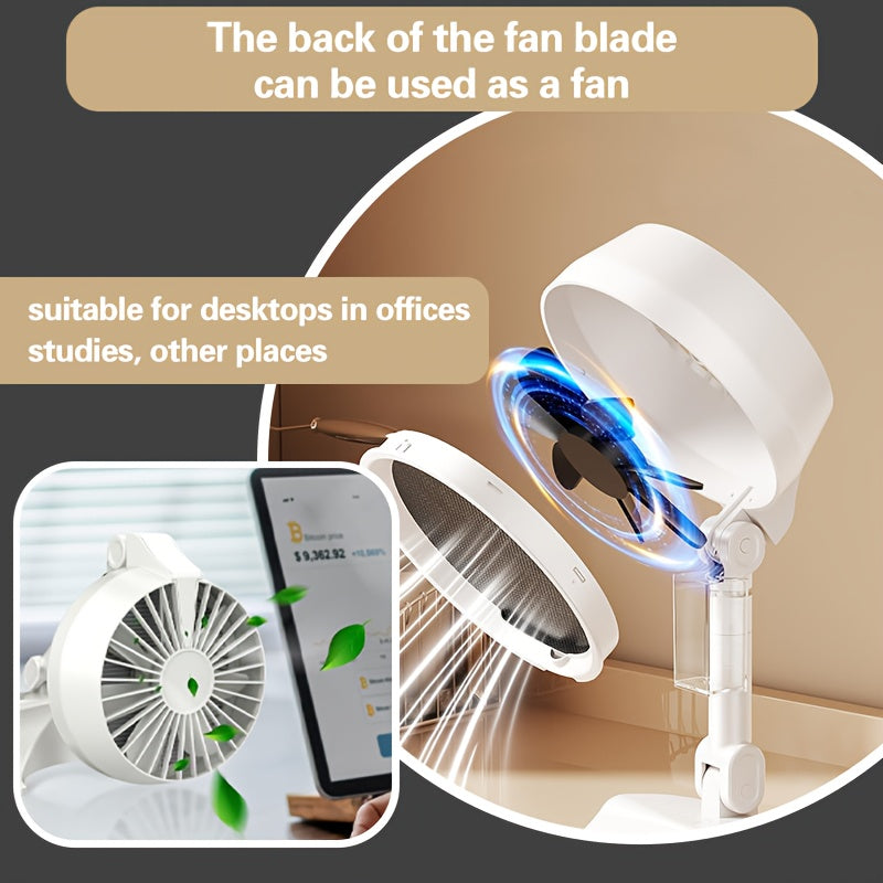 Compact Foldable 3-Speed Tabletop Smoke Extractor – Portable Smoke Purifier for Indoor Cooking, BBQ, Hot Pot & Kitchen | Adjustable Airflow, Space-Saving Design