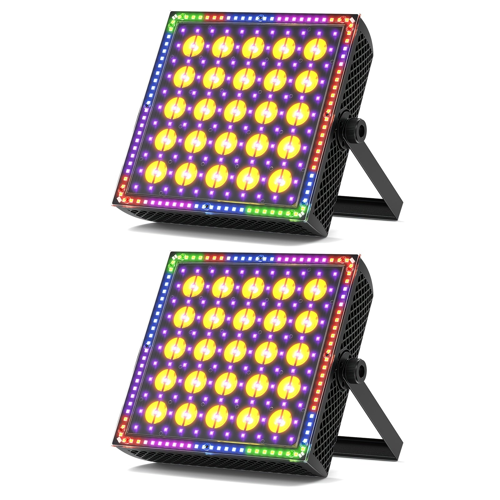 This 200W Gold LED Wall Washer Light is equipped with three automatic sound-activated modes and supports flexible DMX512 (15-channel) control, as well as automatic master/slave function. Perfect for stages, bars, and restaurants.