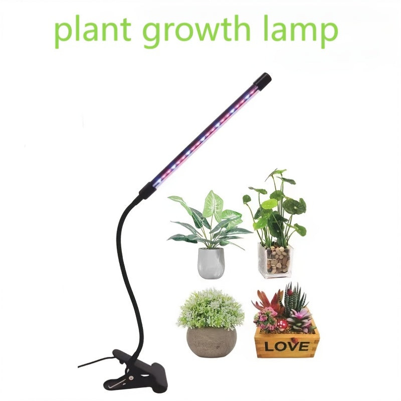 VZUO Multifunctional Adjustable Full Spectrum LED Grow Light, Red & Blue Spectrum, High-Efficiency Full Spectrum Panel, Adjustable Plant Lamp & Flexible Rotation, for Indoor Greenhouse Flowers, Ideal for Home Gardening