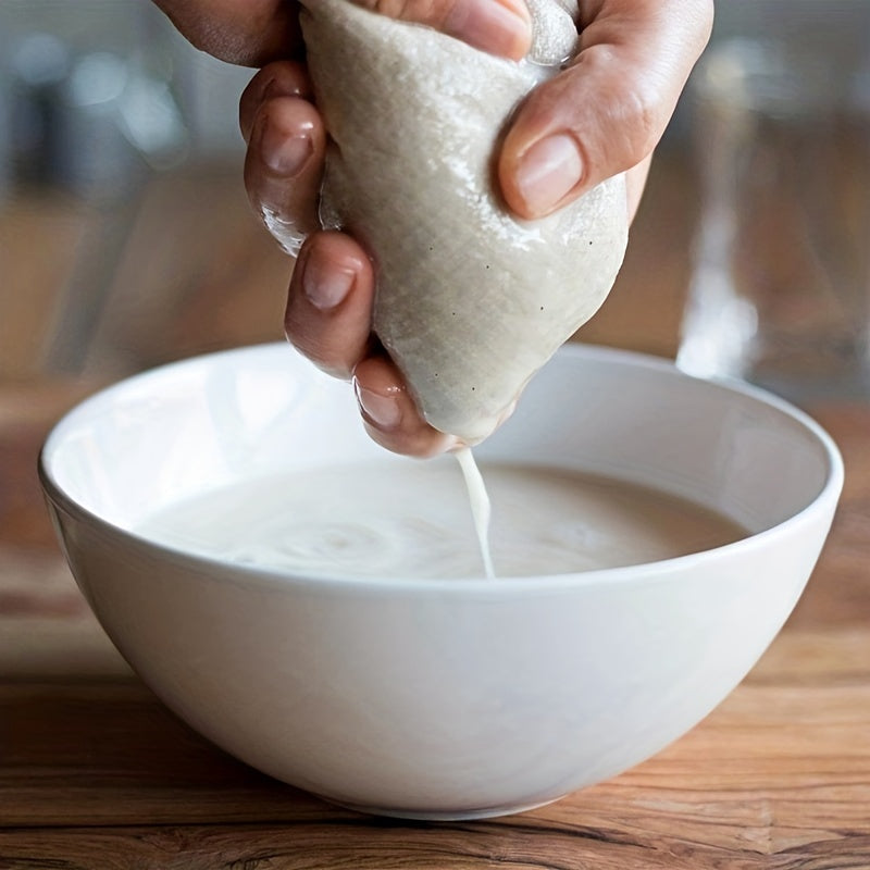Reusable Cheesecloth & Filter Bag, Heavy-duty Nylon Kitchen Strainer with Opening, Perfect for Cheese, Nut Milk, Coffee, Tea, Yogurt, Cold Brew, Easy Clean, Dishwasher Safe