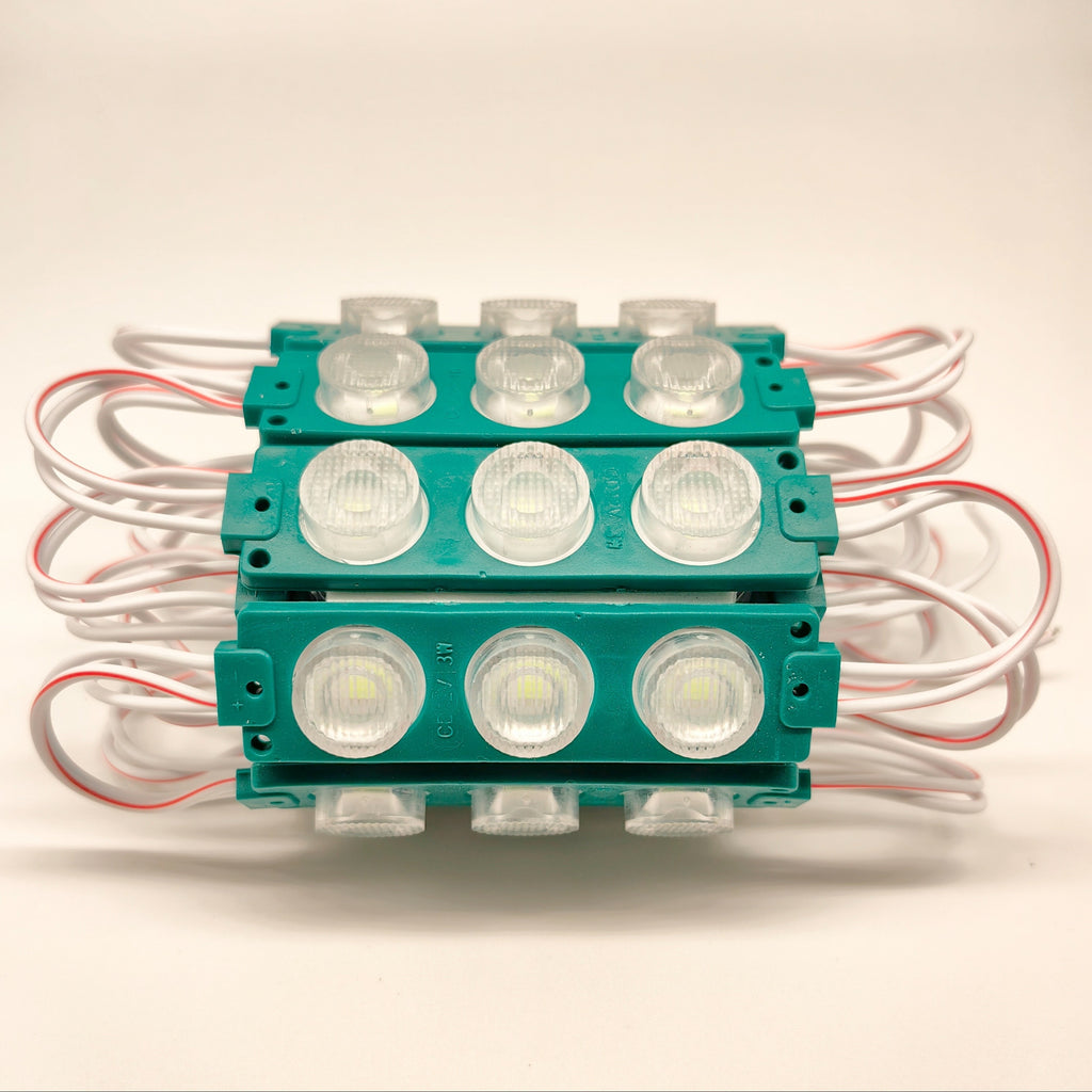 20 Pieces LED Module Light - Street & Area Lighting - Energy Saving LED Decorative Light, Perfect for Garden Parties, Hotels, Cafes, Catering, Event Hosting, Adhesive Tape Included - Versatile DC 12V Module Light
