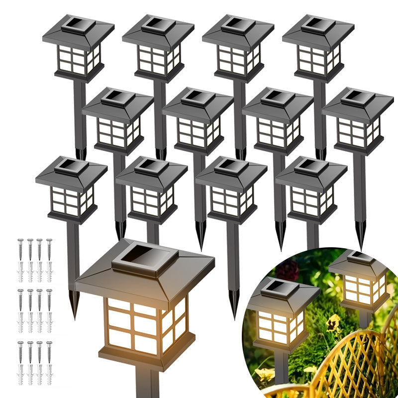 24/12/6 Pack LED High Quality Solar Lights, Suitable for Outdoor, Christmas Decoration, Illuminating Your Garden, Landscape, Pathway, Yard, Patio and Driveway Lighting (White/Warm/Color Light)