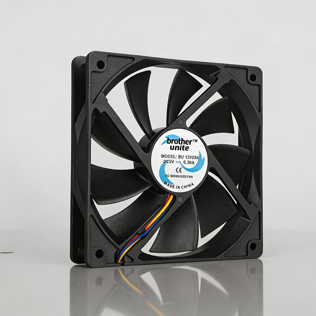 12025 Industrial Cooling Fan 5V with USB Port, for Ventilation, Heat Dissipation, Air Blowing and Mist Blowing of Electronic Appliances
