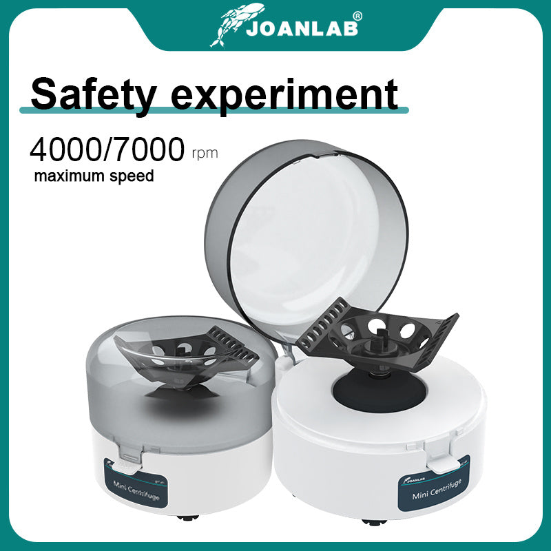 JOANLAB Pcr 迷你离心机 等离子离心机实验室 0.2ml 1.5ml 2ml离心管 4000rpm 7000rpm