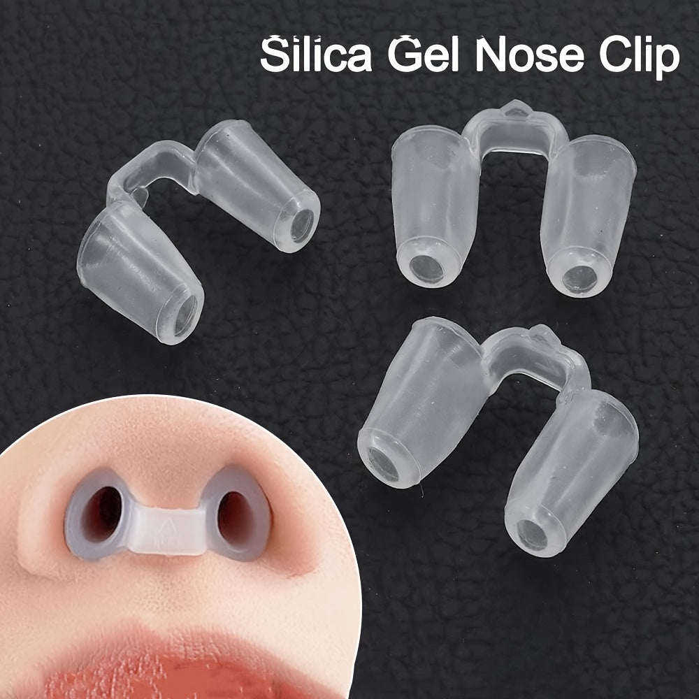 1pc/2pcs/5pcs/10pcs鼻综合隆鼻术后鼻孔支撑器硅胶塑形鼻夹睡眠和打鼾辅助 止鼾