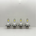 4pcs H7 3570 2SMD LED Headlight High Beam Bulb Kit White 6000K Light LED Bulb Front Car Light