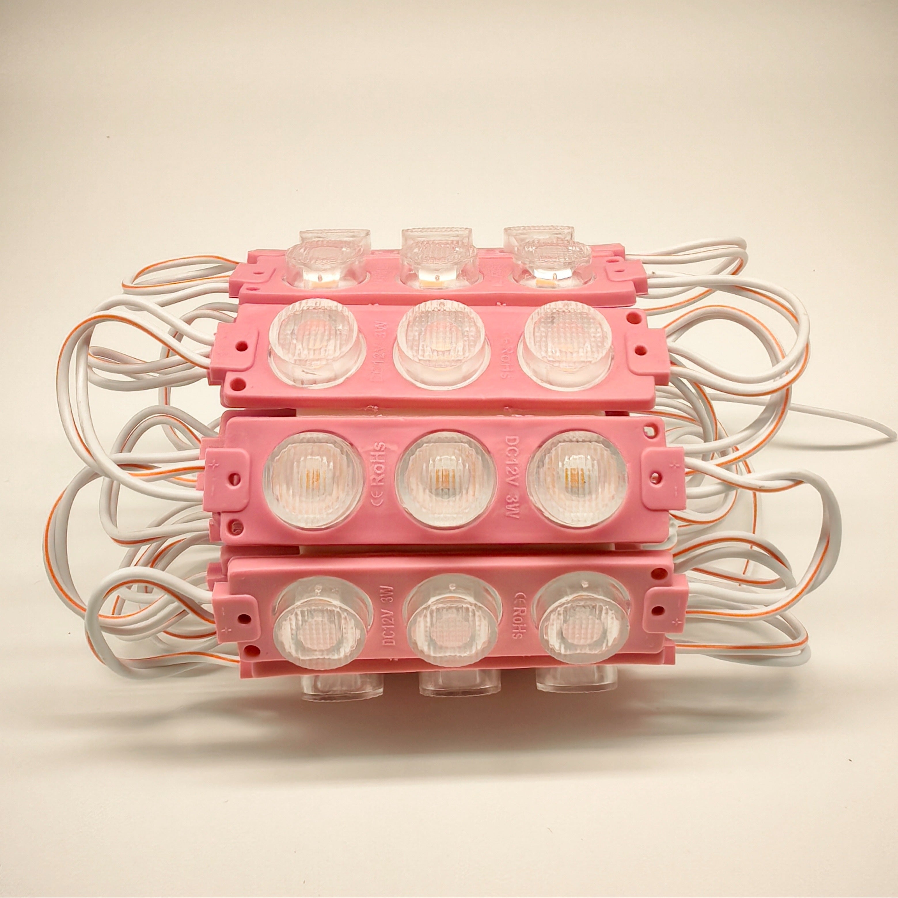 20 Pieces LED Module Light - Street & Area Lighting - Energy Saving LED Decorative Light, Perfect for Garden Parties, Hotels, Cafes, Catering, Event Hosting, Adhesive Tape Included - Versatile DC 12V Module Light