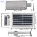 Solar Street Light, LED Wall Light, Courtyard Light, Outdoor Lighting, 6000mAh Lithium Battery, Smart Light Control, with Remote Control, Solar Charging, 74 High-Brightness LED Beads, Widely Used in Gardens, Lawns, Garages, Farmland