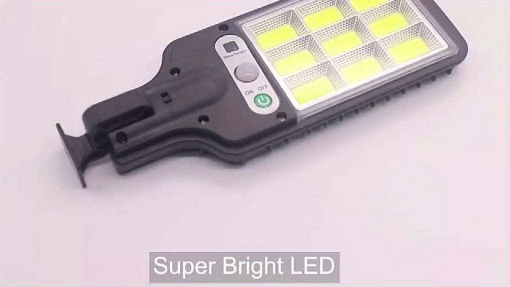 New 1pc Outdoor Solar Street Light, PIR Motion Sensor Courtyard Light with Remote Control, IP44 LED Wall Light Courtyard Light, Perfect for Courtyard, Aisle, Patio, Garage, Corridor, Wall Light