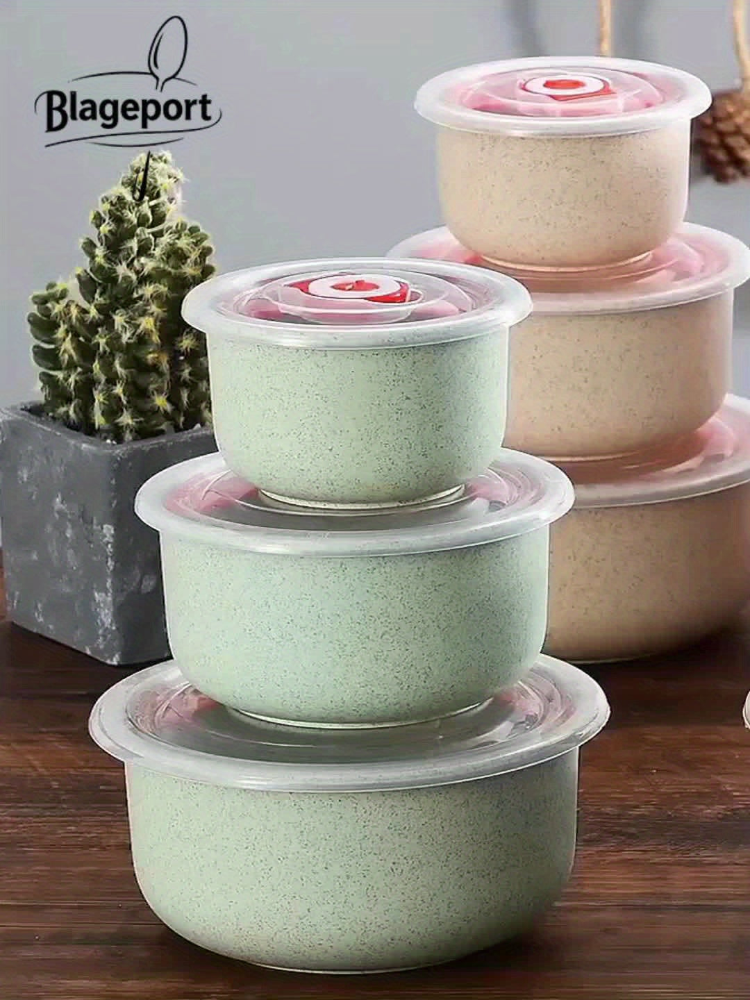3 Pack Sealed Food Storage Containers, Fresh Keeping Small Bowls, Multi-size Airtight Food Containers