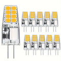10-pack G4 type LED bulb, low voltage 16 LED beads, AC/DC 12V, flicker-free, 2W warm white 2700K / cool white 6000K, small bulb