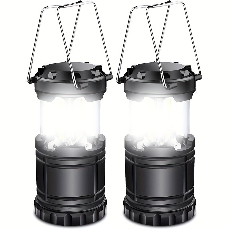 1 LED Camping Light, Ultra-Bright COB Foldable Flashlight, Portable Emergency Light (AAA Batteries Not Included)