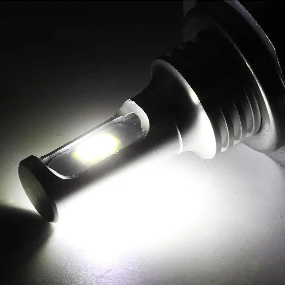 4pcs H7 3570 2SMD LED Headlight High Beam Bulb Kit White 6000K Light LED Bulb Front Car Light