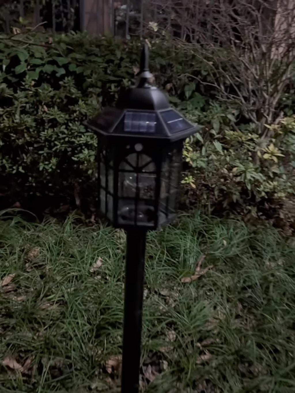 Large Solar Street Light with Motion Sensor and Smart Control, European Lantern Style Black LED Outdoor Light, Height 3.94ft, IP65 Waterproof, Durable Plastic and Long-Lasting Battery, Perfect for Courtyard, Garage, Door, Garden, Square, Street