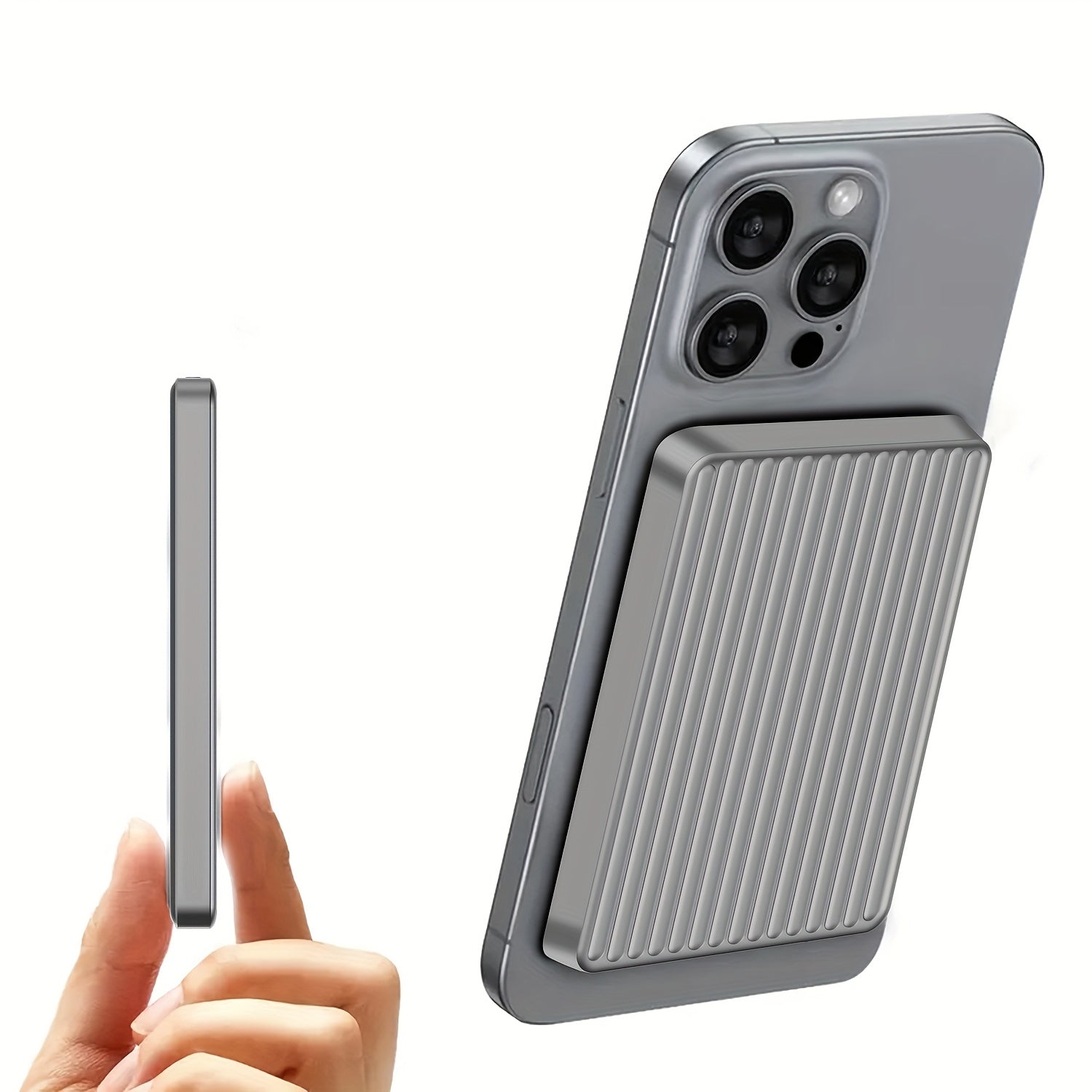 Magnetic Power Bank with a Capacity of 5000 Mah, Featuring Wireless Portability And 20W USB-C Fast Charging, Compatible with Iphone 15/14/13/12 Series