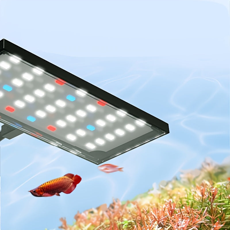 Aquarium Light, Fish Tank Light, Color-Changing RGB Light, Aquatic Plant Light, Landscaping Fixture, Smart Universal Plant Grow Light