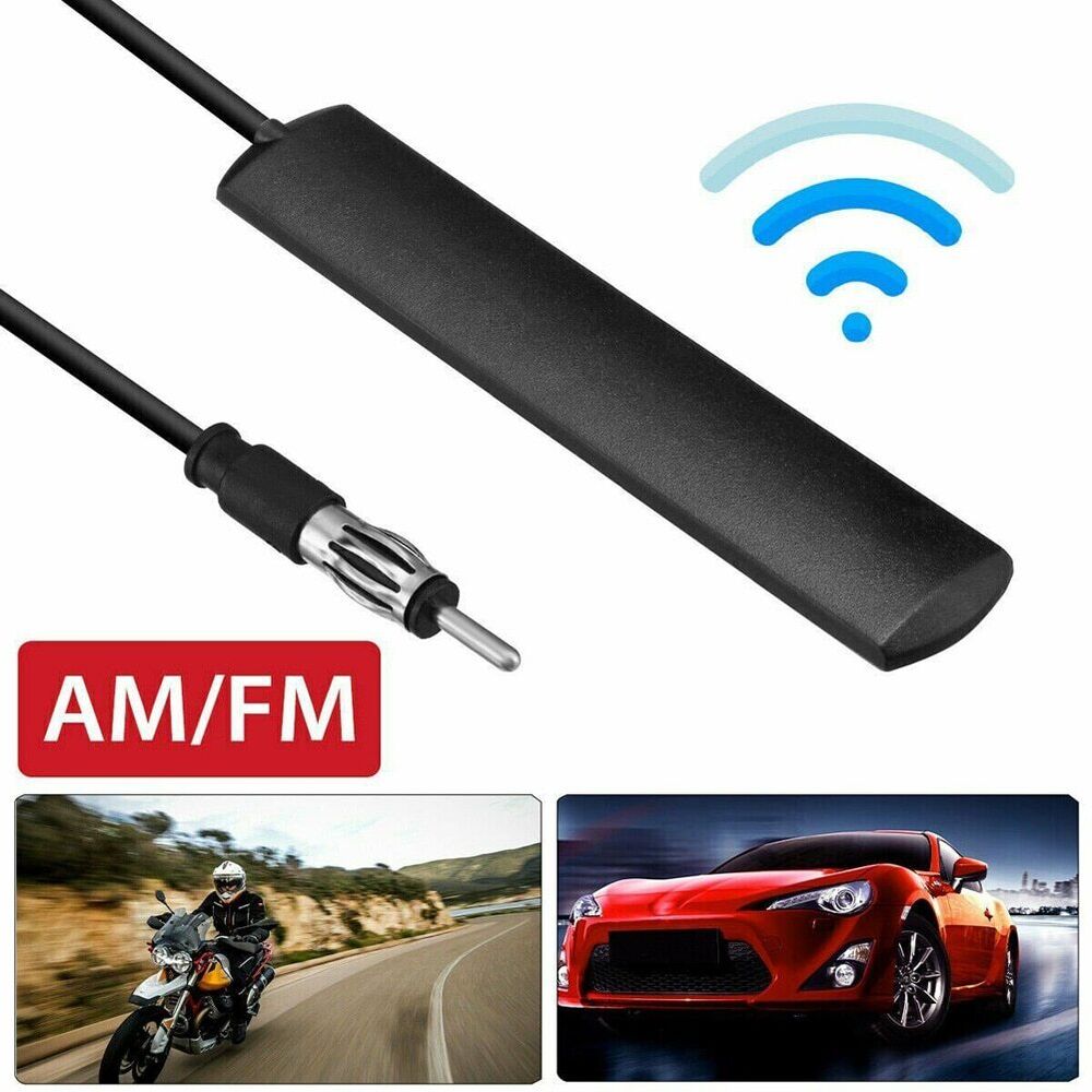 Truck Marine AM/FM Antenna – 12V Black Radio Stereo Aerial