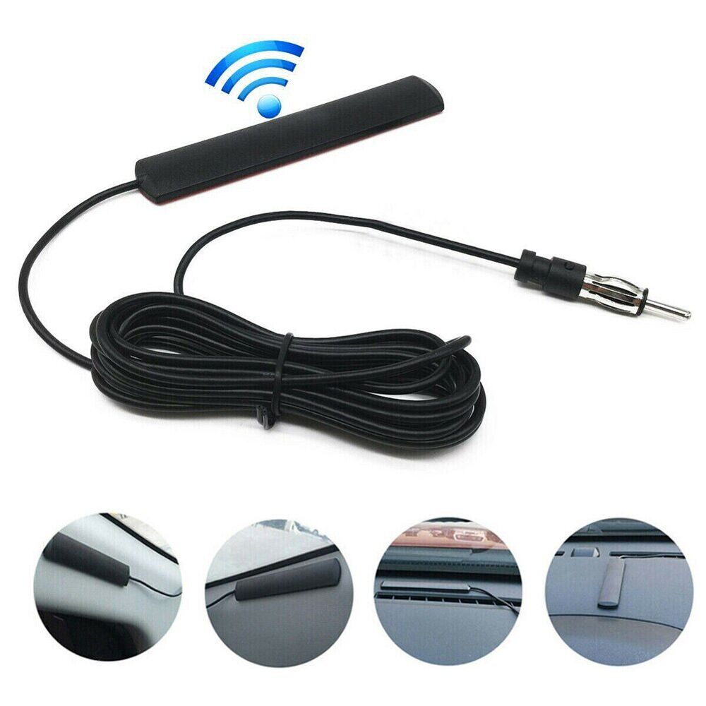 Truck Marine AM/FM Antenna – 12V Black Radio Stereo Aerial