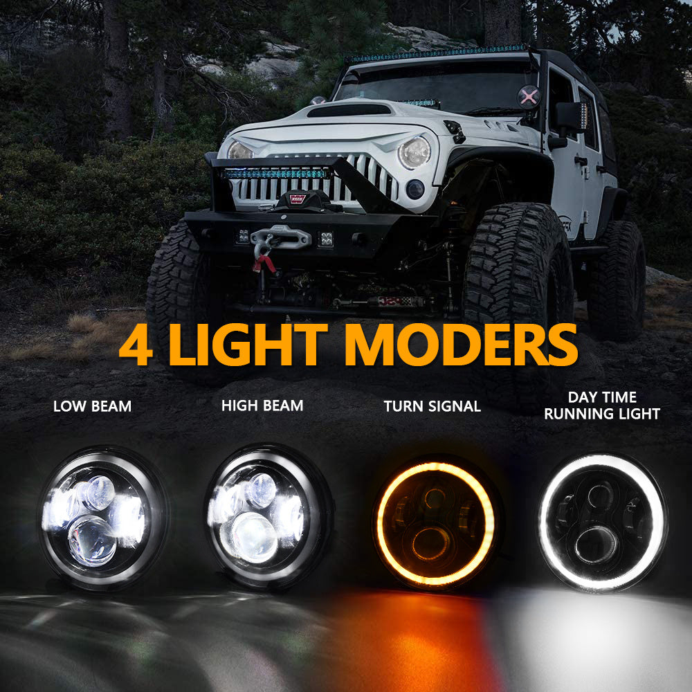 7-Inch Round LED