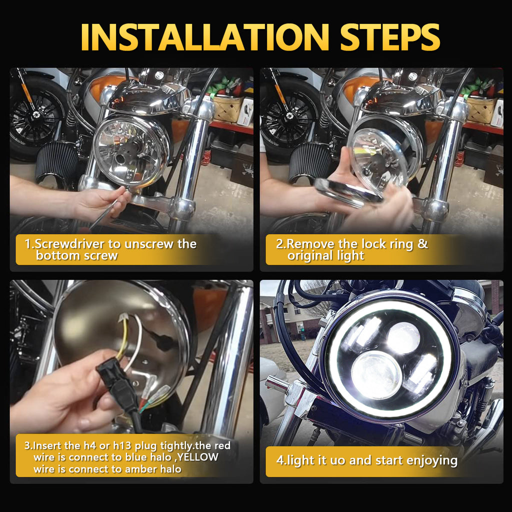 7-Inch Round LED