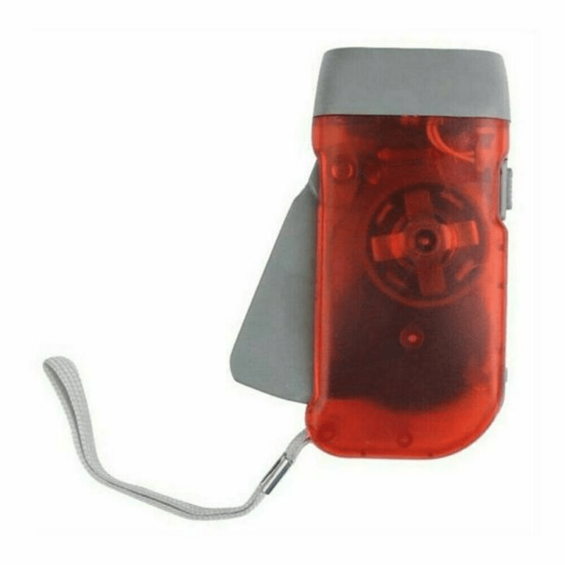 Portable Outdoor Lighting with Bright & Steady Hand-Crank Flashlight, Perfect for Camping and Tents
