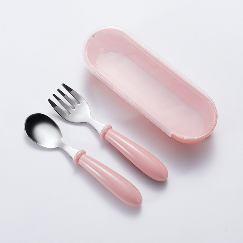 Stainless Steel Cutlery Set, Fork, Spoon, with Case