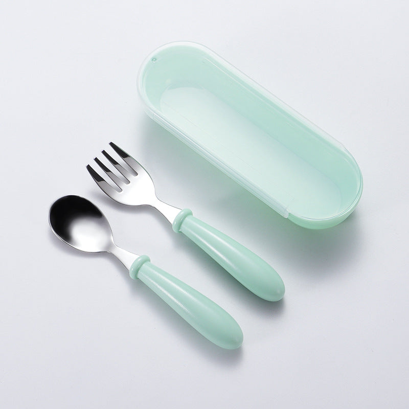 Stainless Steel Cutlery Set, Fork, Spoon, with Case