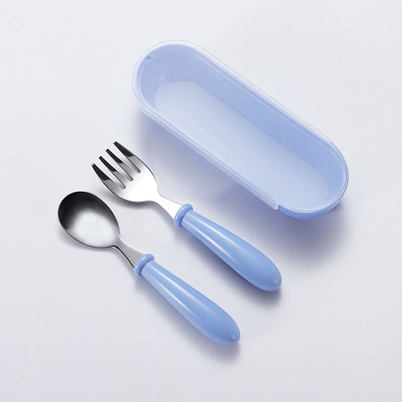 Stainless Steel Cutlery Set, Fork, Spoon, with Case
