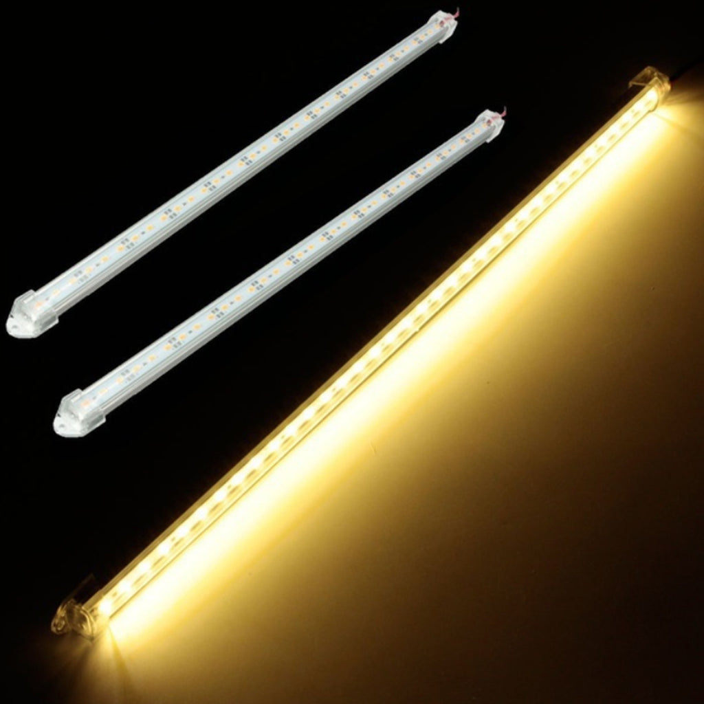 Interior LED light bar, 11.81-inch / 19.69-inch 5630 SMD with switch, thin sealed trailer light for cars, trailers, truck beds, RVs, cargo, boats, cabinets, 12V LED lighting strip - 10-pack