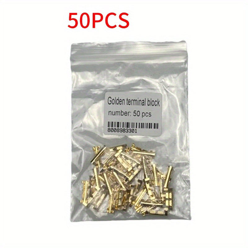 UMLIFE 50-1000pcs 453 U-Style Terminal Connector, Automotive Spade Terminal, 0.3-1.5mm²