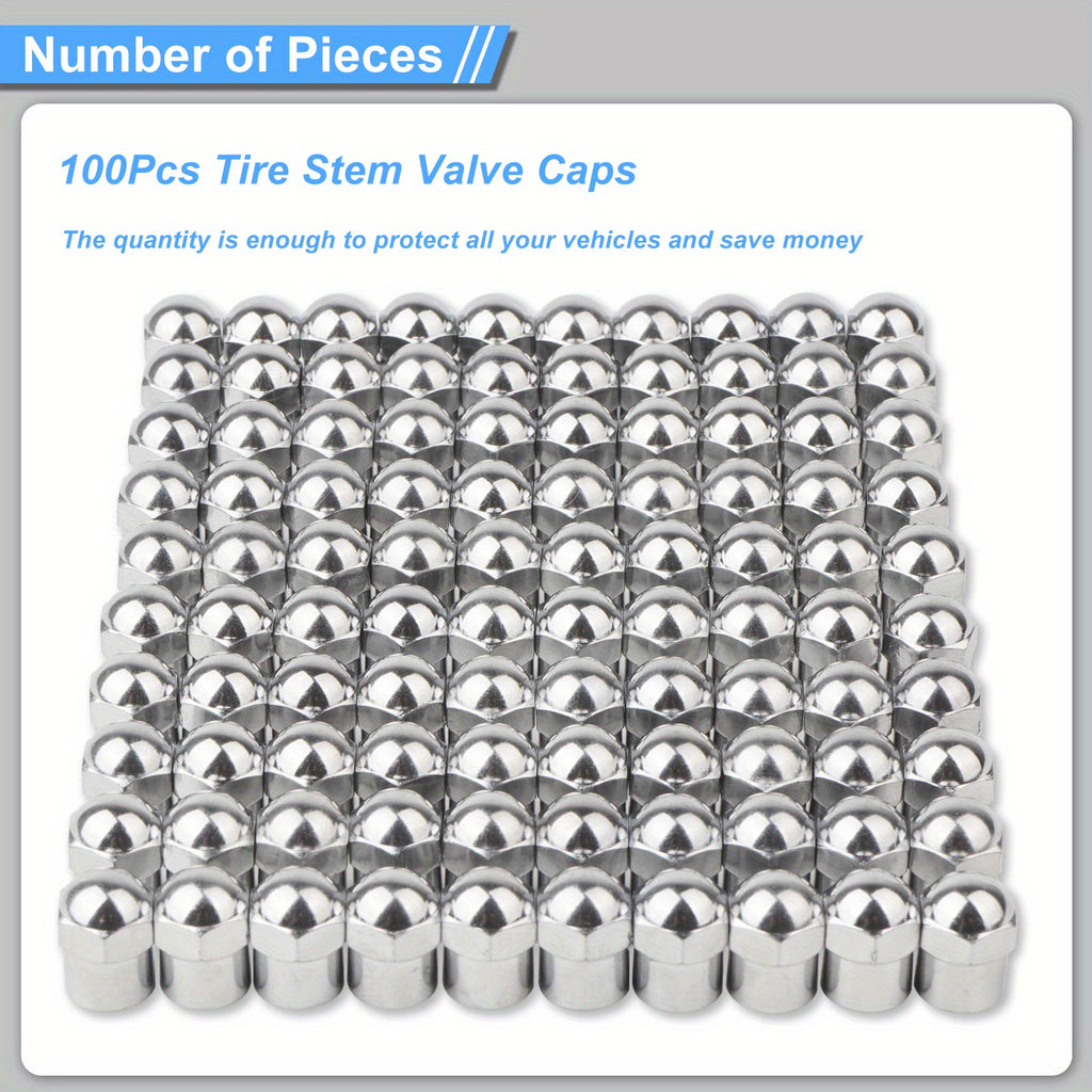 Leak-Proof Tire Valve Caps with O-Rings – Easy Installation, Enhance Vehicle Appearance – For Cars to Motorcycles