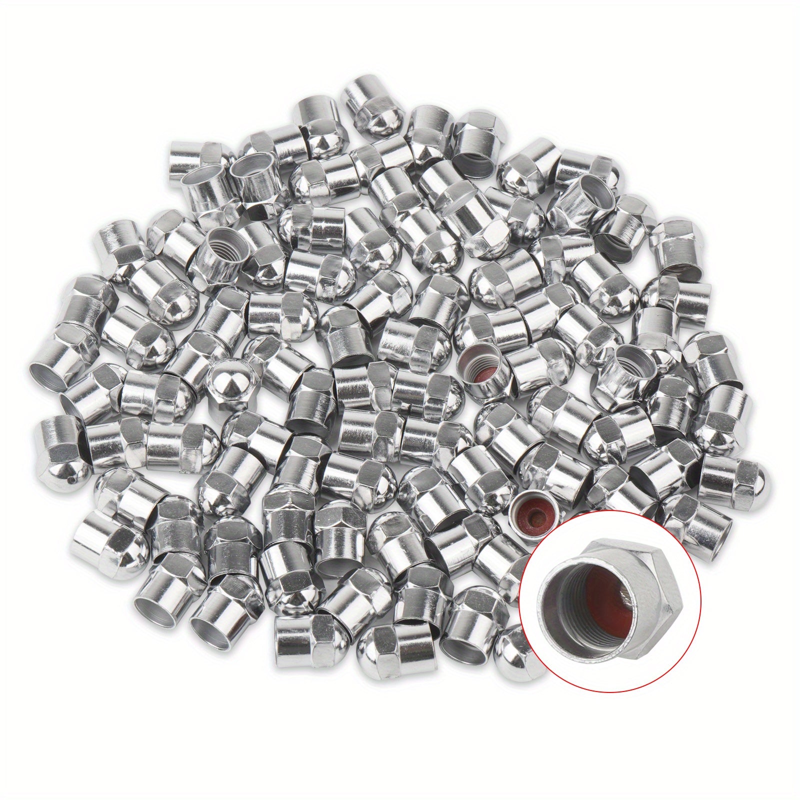 Leak-Proof Tire Valve Caps with O-Rings – Easy Installation, Enhance Vehicle Appearance – For Cars to Motorcycles