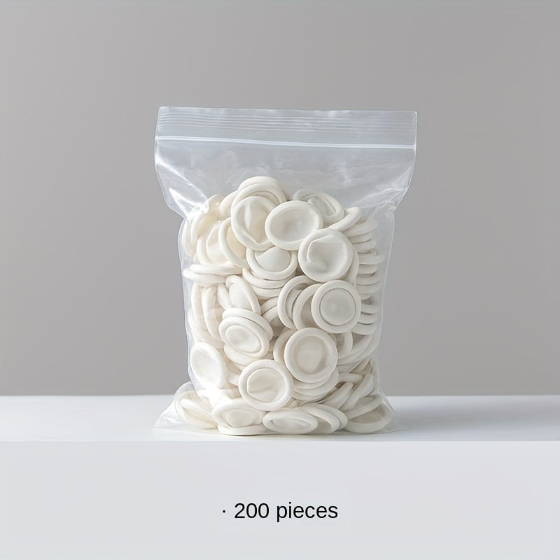 100/200/300个一次性指套 乳胶指套 加厚高弹指套 指保护 指卫生 指隔离 指护 家用装指套 手套