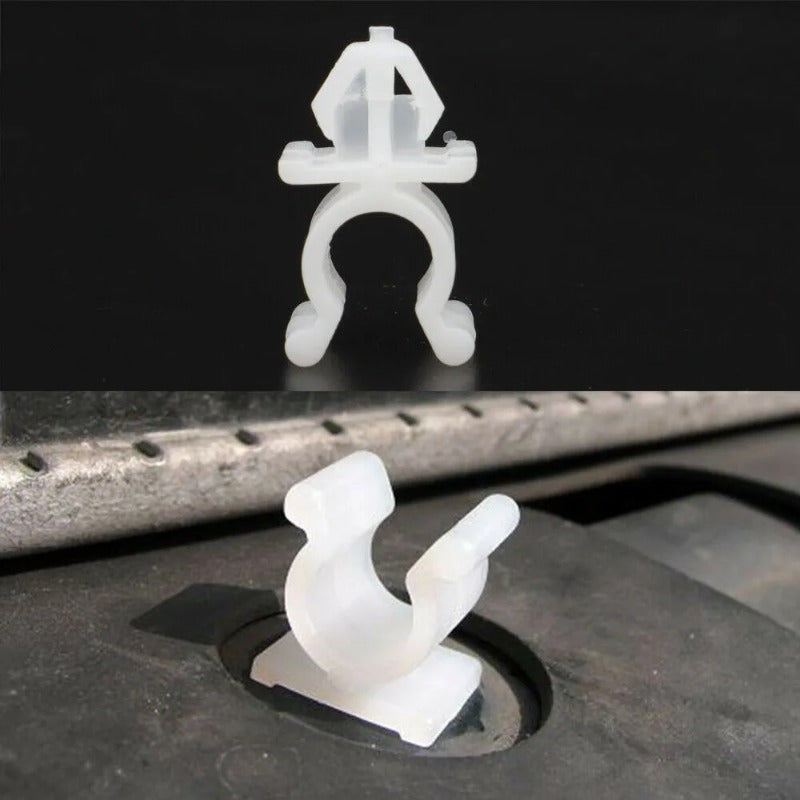 20/50Pcs Universal White Car Retainer Clips Hood Prop Rod Holder Clips, Automotive Fastener Accessories