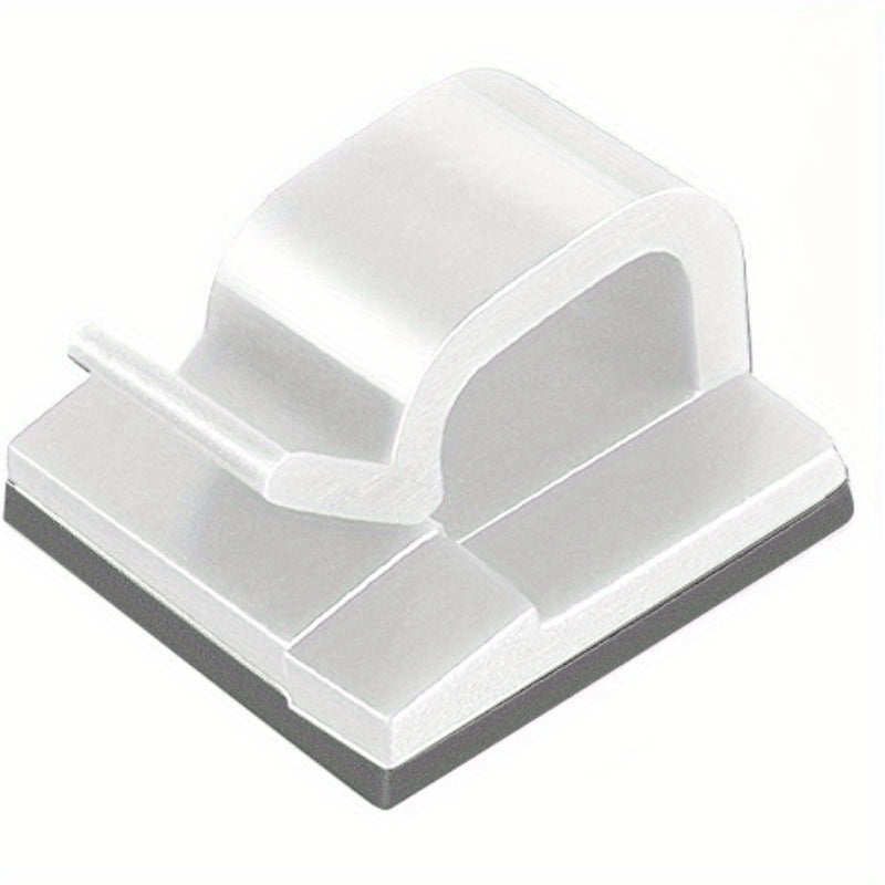 40-Piece Strong Adhesive Cable Clips – Cable Management Wire Holders for Car, Office & Home