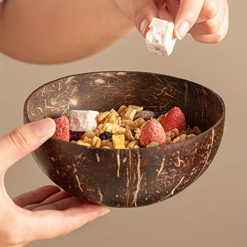 Bowl & Spoon Set – 1 Set, Perfect for Yogurt, Salad, Rice & Dessert – Handcrafted Kitchen Essential