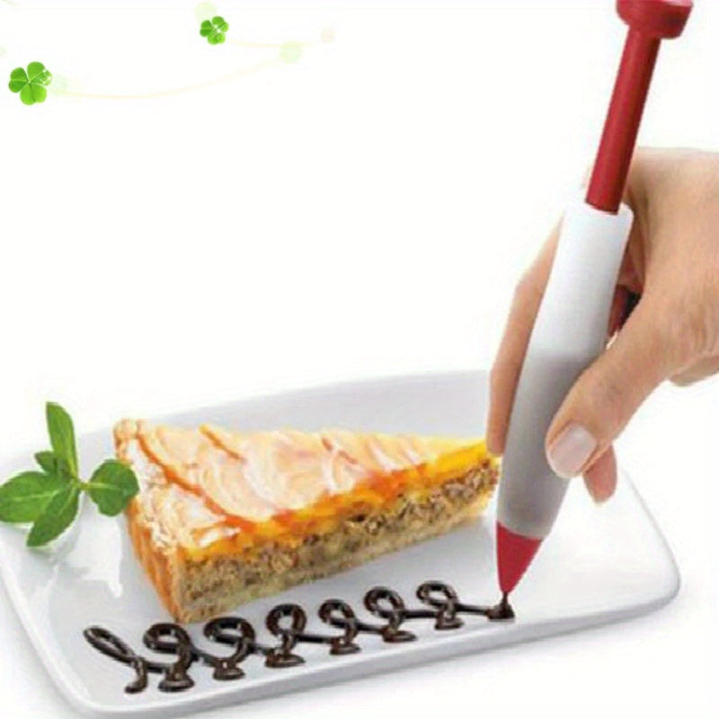 Kitchen Decorating Tool Set – Includes Silicone Food Writing Pen & Pastry Nozzles