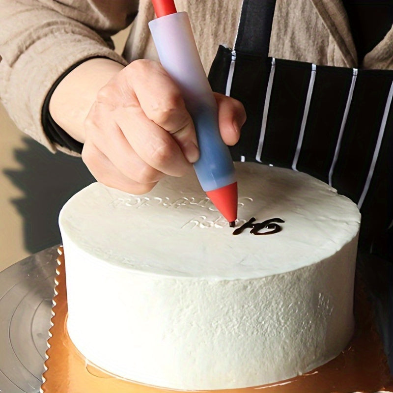 Kitchen Decorating Tool Set – Includes Silicone Food Writing Pen & Pastry Nozzles