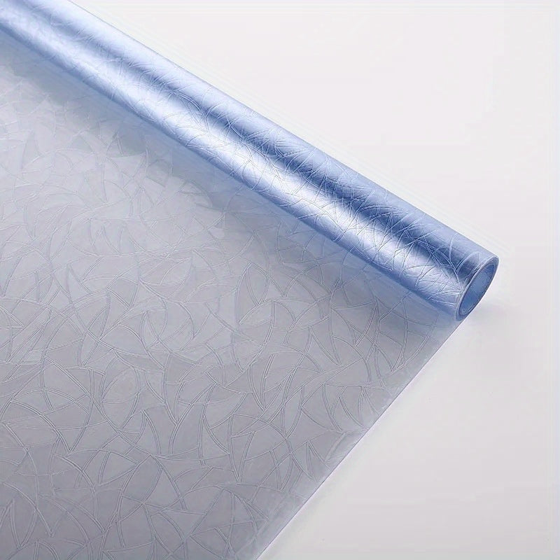 一卷3D仿彩绘玻璃窗贴，半透明防窥单向透视窗膜，适用于家庭、办公室、阳台、卫生间等场所的窗户隐私保护膜