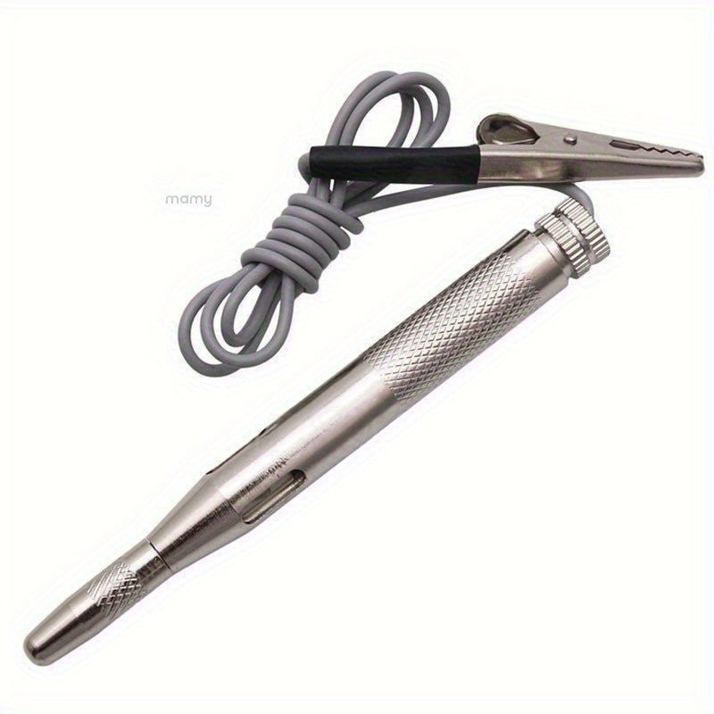 1pc DC 6-24V Automotive Circuit Tester Light Voltage Detection Probe Pen Diagnostic Tool – Auto Vehicle Circuit Test Probe Light, 6V-24V Lighting System Voltage Tester Pen for Household Appliances & Motorcycles