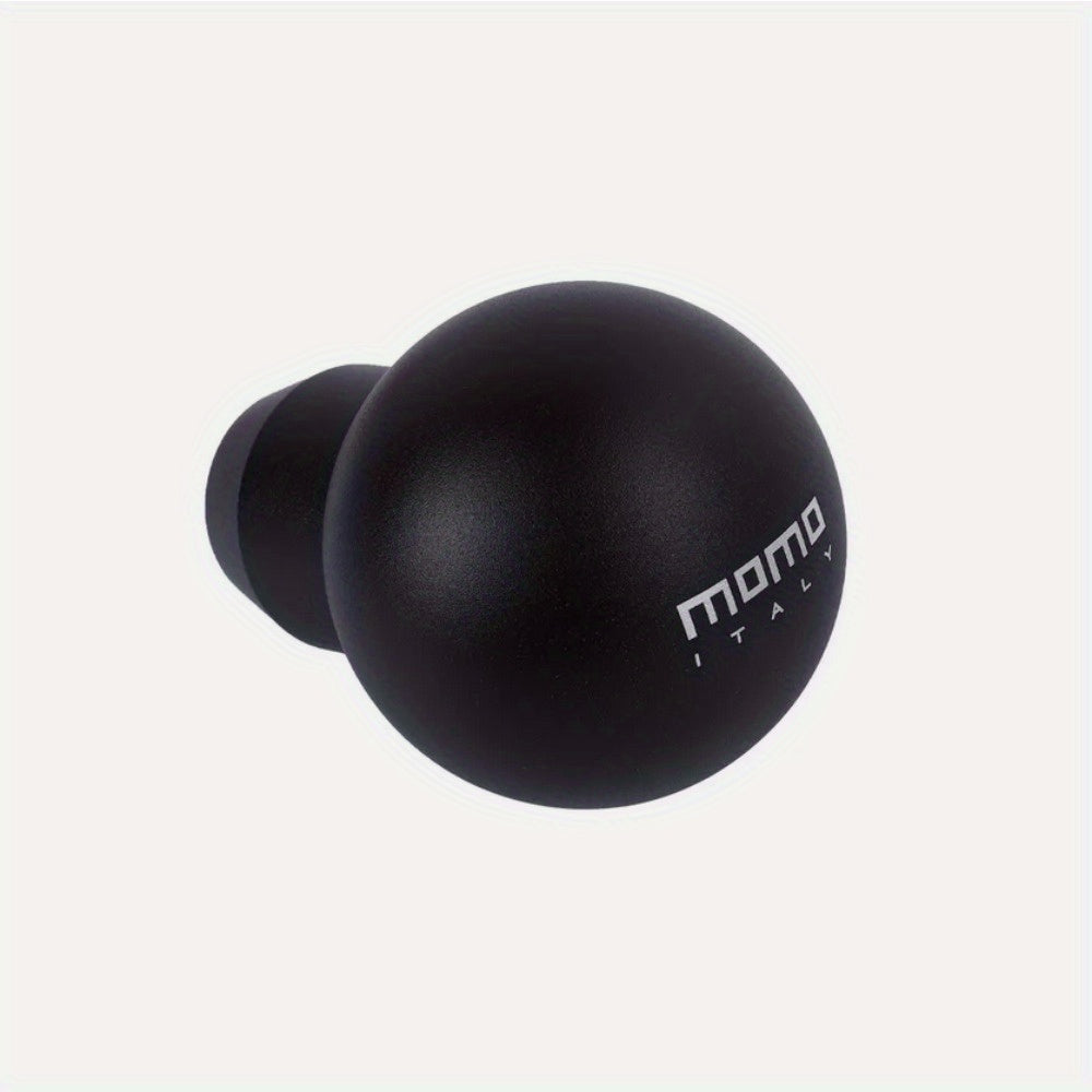 Universal Black Aluminum Round Gear Shift Knob, Fits Various Vehicle Models