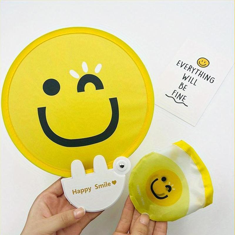 Compact Foldable Fan, Mini Round Portable Fan, Summer Outdoor Cooling Accessory