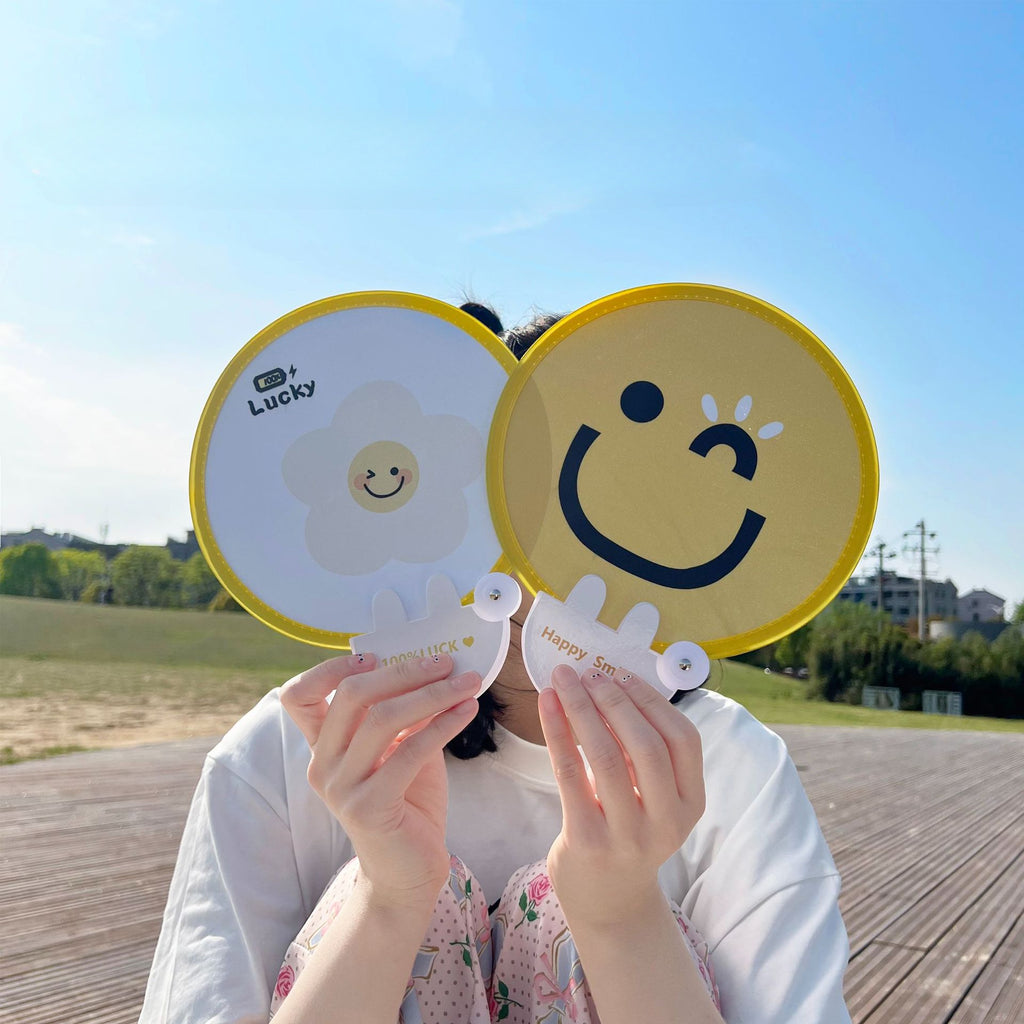 Compact Foldable Fan, Mini Round Portable Fan, Summer Outdoor Cooling Accessory