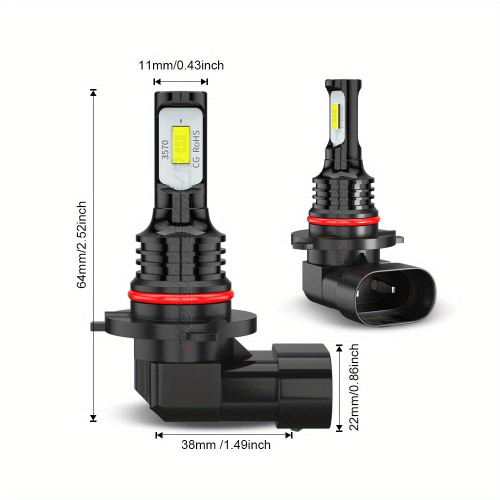 LED Headlight/Fog Light 110W 30000 Lumens 6000K Pure White Super Bright Easy Installation for Toyota Corolla 2005 2006 2007 2008