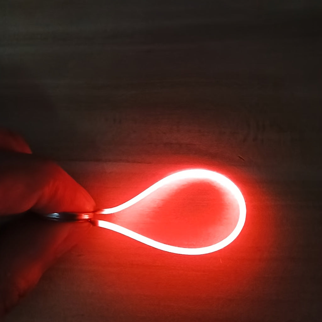 4个装 LED 柔性灯条，DC3V，FCOB芯片，提供暖白、红、绿、蓝和粉色可选，长度分别为38MM、130MM、300MM和450MM。非常适合用于螺旋灯泡、爱迪生灯泡和柔性灯丝二极管，适用于项目、装饰。