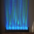 RGBW Dynamic Wave Wall Light, Ocean Wave Projection Light, Flowing Water Effect, Music-Sync Color Changing Ambient Light, 16 Million Colors DIY Dimming, LED Ambient Lighting, Suitable for Bars, Bedrooms, Game Rooms